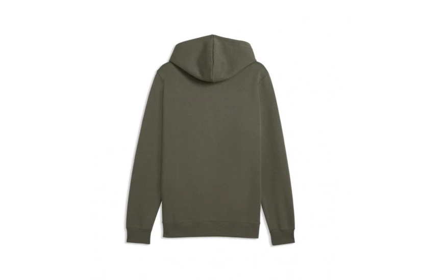 Puma Essentials No.1 Logo Fleece Ανδρικό Φούτερ με Κουκούλα Χακί