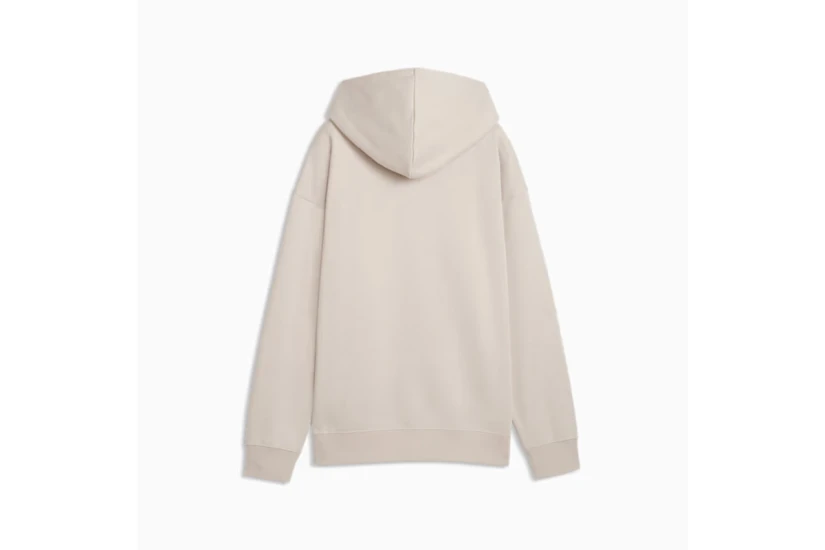 Puma Essentials Fleece Relaxed Γυναικείο Φούτερ με Κουκούλα Μπεζ