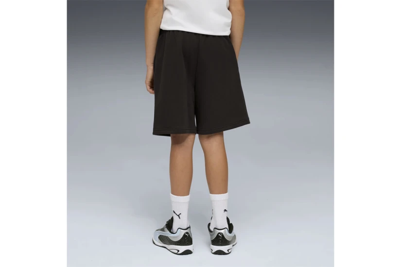 Puma Essentials Logo Lab Relaxed Παιδικό Αθλητικό Σορτς Μαύρο