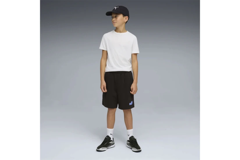 Puma Essentials Logo Lab Relaxed Παιδικό Αθλητικό Σορτς Μαύρο