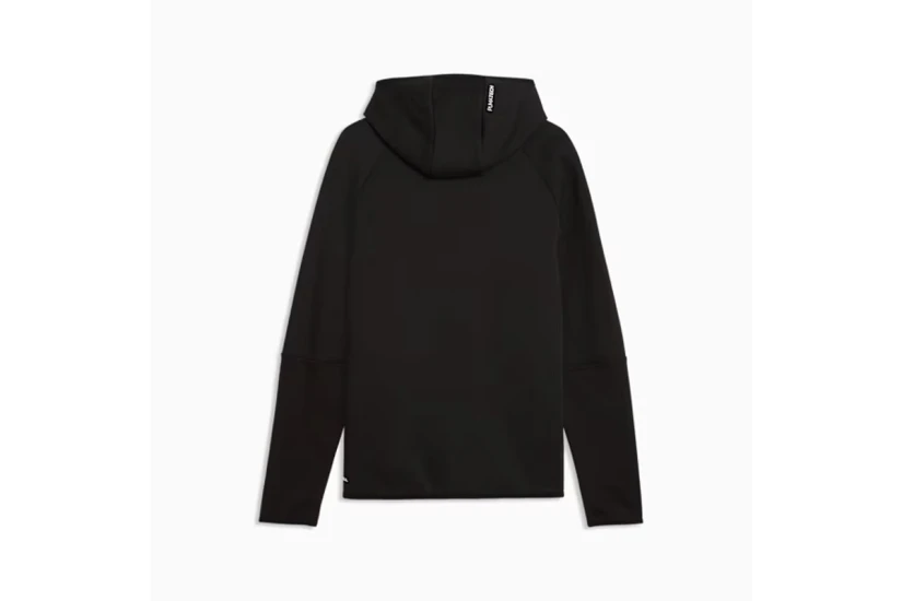 Puma Tech Slim Elevated Ανδρική Βαμβακερή Ζακέτα με Κουκούλα Μαύρη