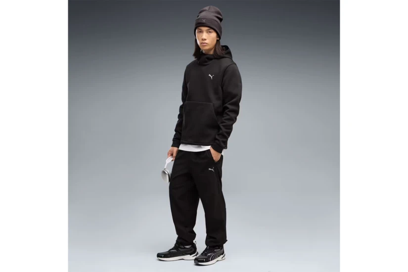 Puma Tech 4-Way Stretch Ανδρικό Παντελόνι Φόρμας Μαύρο