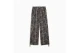 Puma Sport Animal Printed Wide Leg Γυναικείο Παντελόνι Φόρμας Καφέ, Μαύρο, Εκρού