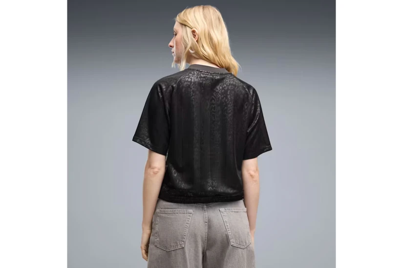 Puma Sport Animal Γυναικείο Κοντομάνικο T-Shirt Μαύρο