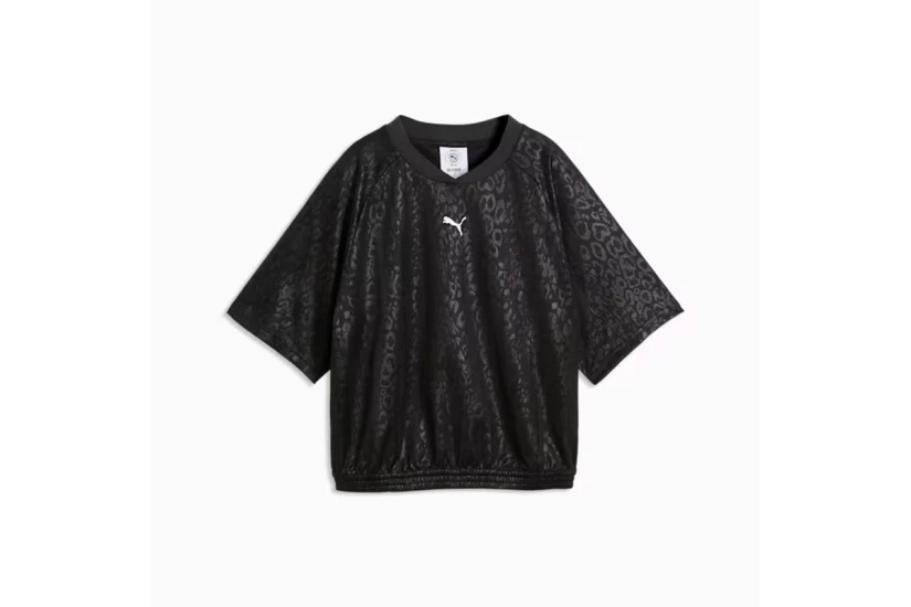 Puma Sport Animal Γυναικείο Κοντομάνικο T-Shirt Μαύρο
