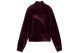 Puma Ess Elevated Velour Γυναικεία Ζακέτα Βυσσινί