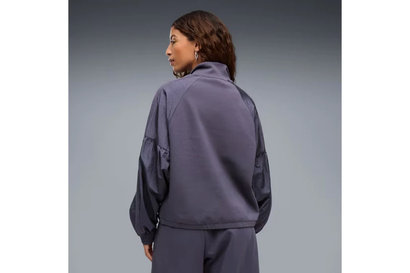 Puma Her Relaxed Γυναικεία Πολυεστερική Ζακέτα Μωβ