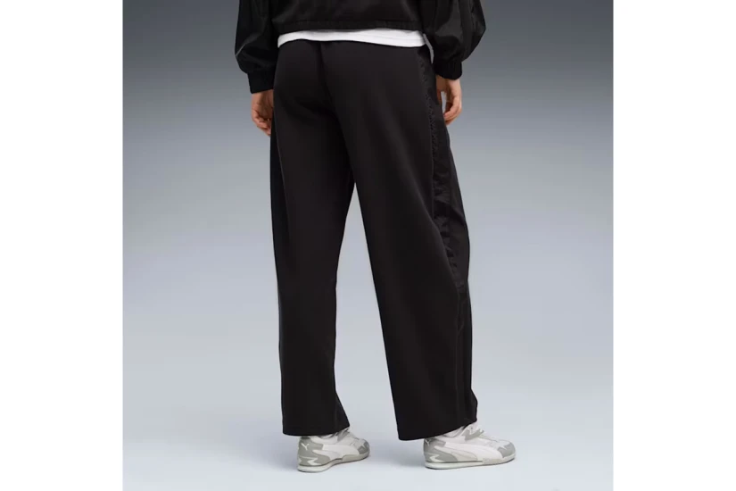 Puma Her Relaxed Barrel Leg Γυναικείο Παντελόνι Φόρμας Μαύρο