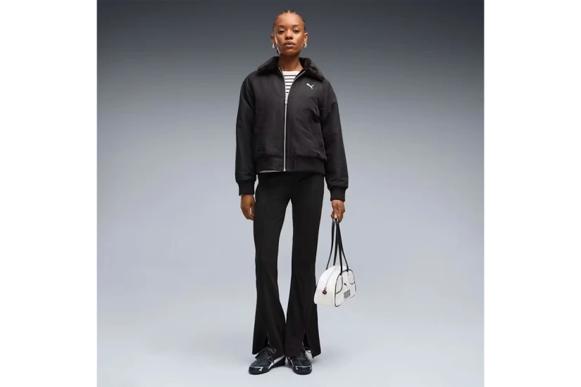 Puma Her Ribbed Flared Κολάν Μακρύ Γυναικείο (694028 01)