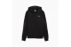 Puma Sport Fleece Ανδρική Βαμβακερή Ζακέτα με Κουκούλα Μαύρη