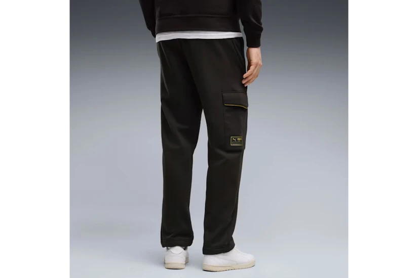 Puma Sport Holiday Ανδρικό Παντελόνι Φόρμας Μαύρο, Χρυσό