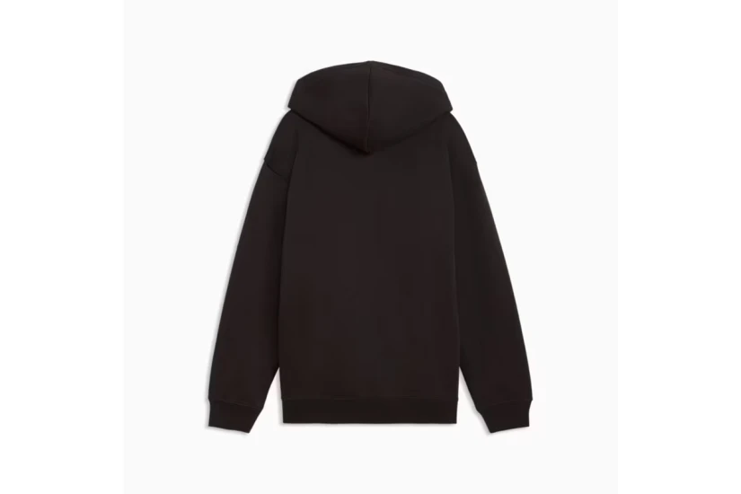 Puma Essentials Logo Lab Relaxed Παιδικό Φούτερ με Κουκούλα Μαύρο, Γαλάζιο