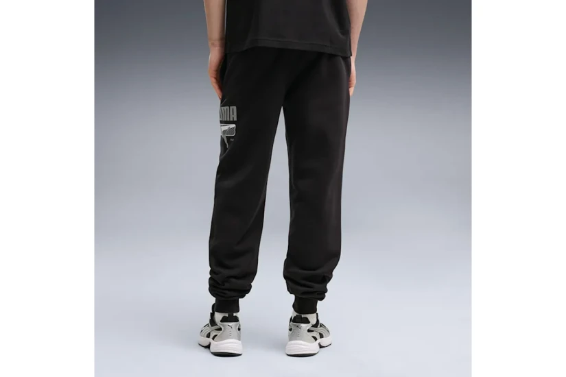 Puma Sport Logo Play Fleece Παντελόνι Φόρμας Ανδρικό (694707 01)