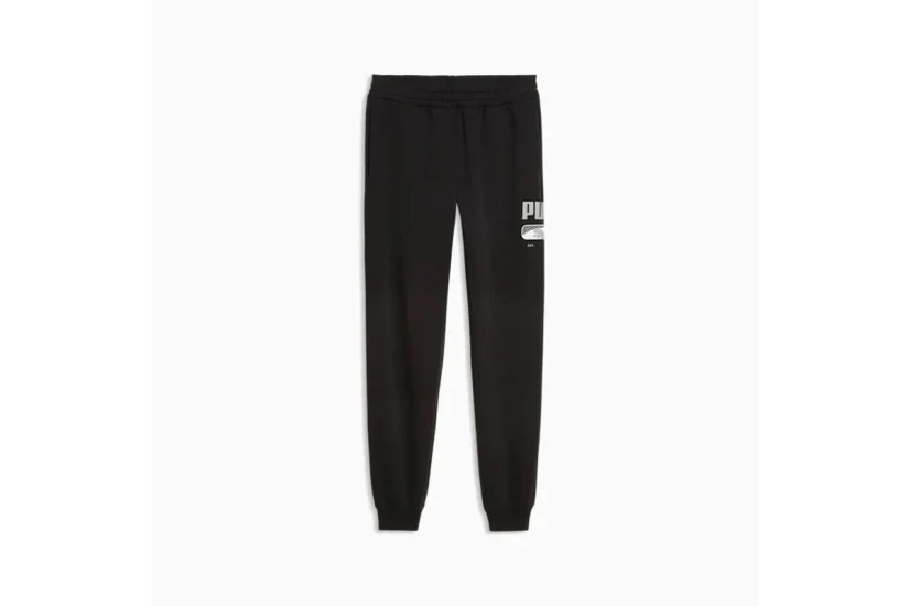 Puma Sport Logo Play Fleece Παντελόνι Φόρμας Ανδρικό (694707 01)