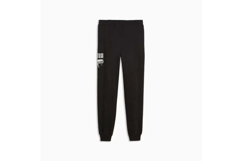 Puma Sport Logo Play Fleece Παντελόνι Φόρμας Ανδρικό (694707 01)