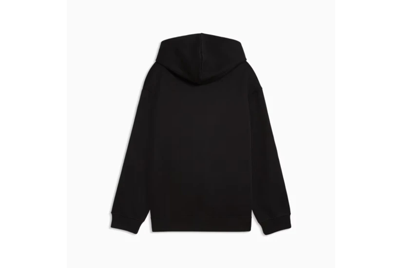 Puma Essential Tape Relaxed Παιδικό Φούτερ με Κουκούλα Μαύρο, Χρυσό
