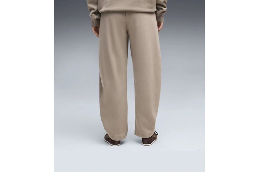 Puma Essentials Relaxed Barrel Leg Γυναικείο Παντελόνι Φόρμας Ποντικί
