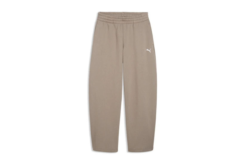 Puma Essentials Relaxed Barrel Leg Γυναικείο Παντελόνι Φόρμας Ποντικί