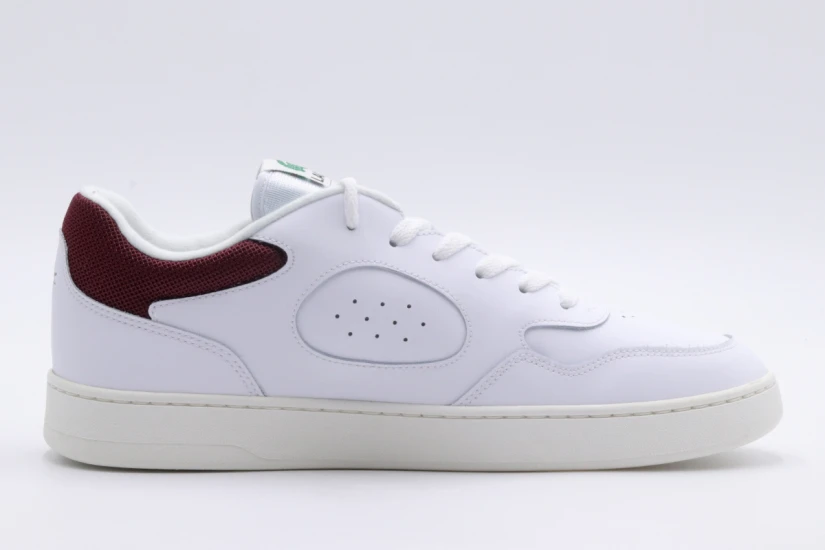 Lacoste Lineset Ανδρικά Sneakers Λευκά, Μπορντό