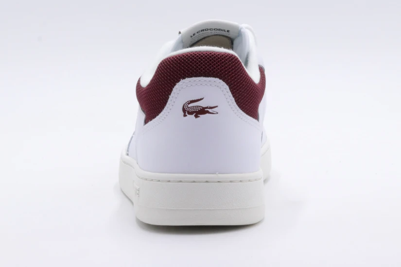 Lacoste Lineset Ανδρικά Sneakers Λευκά, Μπορντό