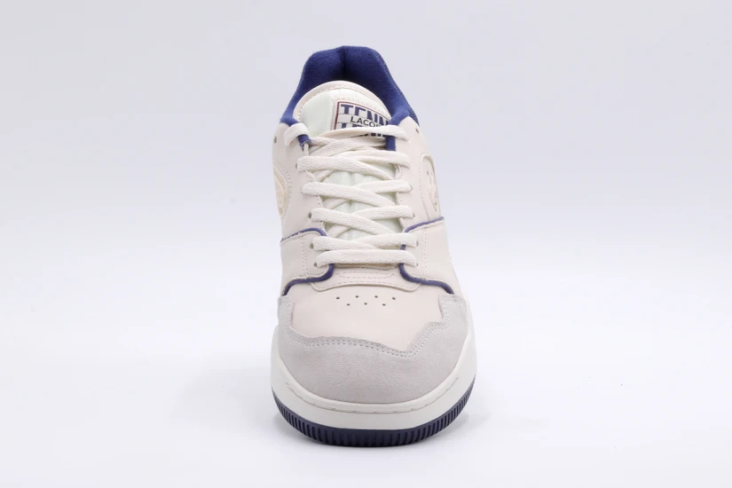 Lacoste Lineshot Ανδρικά Sneakers Εκρού, Μπλε Σκούρο, Μπορντό