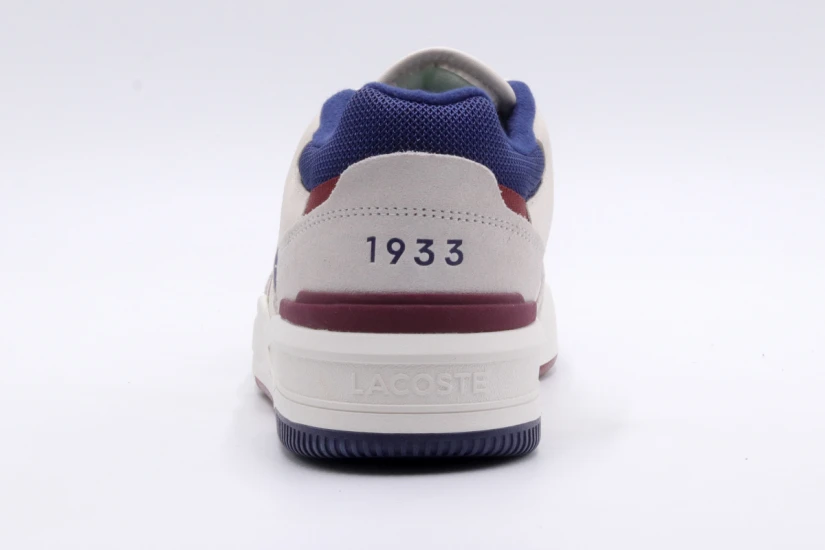 Lacoste Lineshot Ανδρικά Sneakers Εκρού, Μπλε Σκούρο, Μπορντό