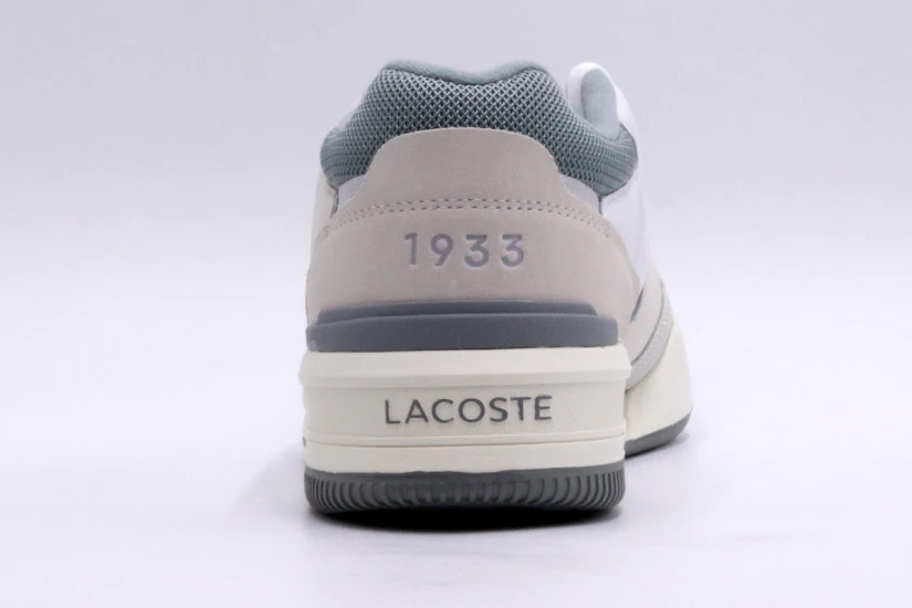 Lacoste Lineshot Ανδρικά Sneakers Λευκά, Εκρού, Γκρι
