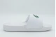 Lacoste Serve Slides 1.0 Γυναικείες Παντόφλες Λευκές, Πράσινες