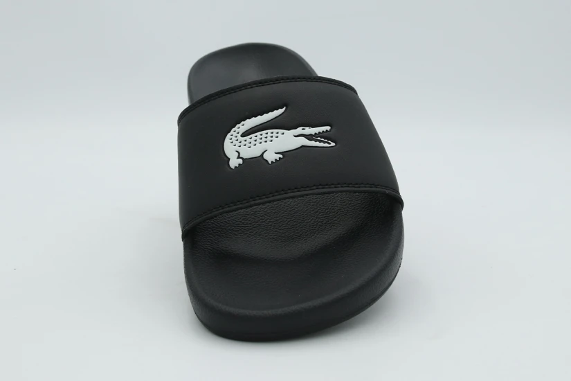Lacoste Serve Slides 1.0 Γυναικείες Παντόφλες Μαύρες