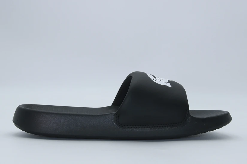 Lacoste Serve Slide 1.0 Ανδρικές Παντόφλες Μαύρες