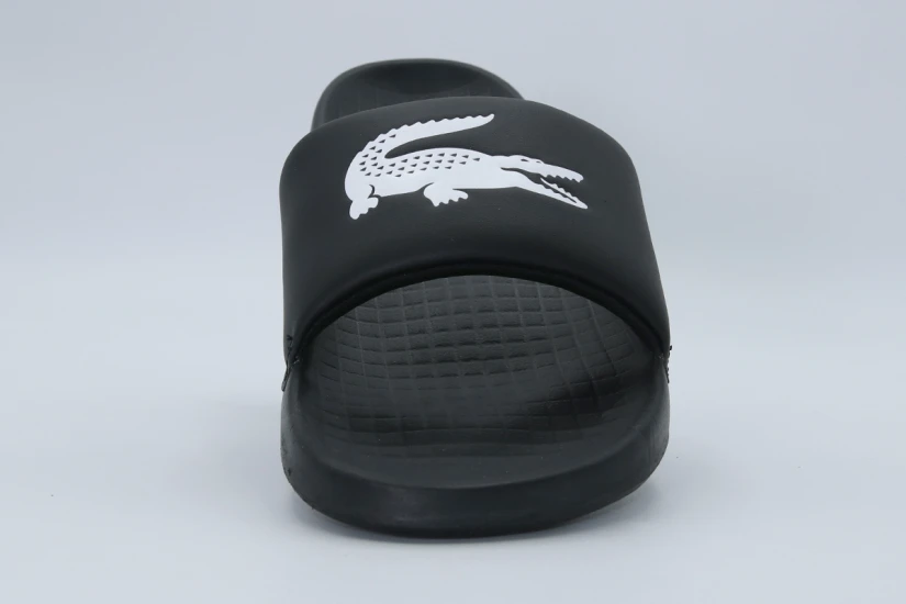 Lacoste Serve Slide 1.0 Ανδρικές Παντόφλες Μαύρες