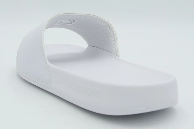 Lacoste Serve Slides Ανδρικές Παντόφλες Λευκές, Πράσινες