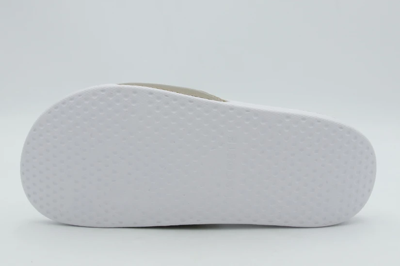 Lacoste Serve Slides Γυναικείες Παντόφλες Χρυσές, Λευκές