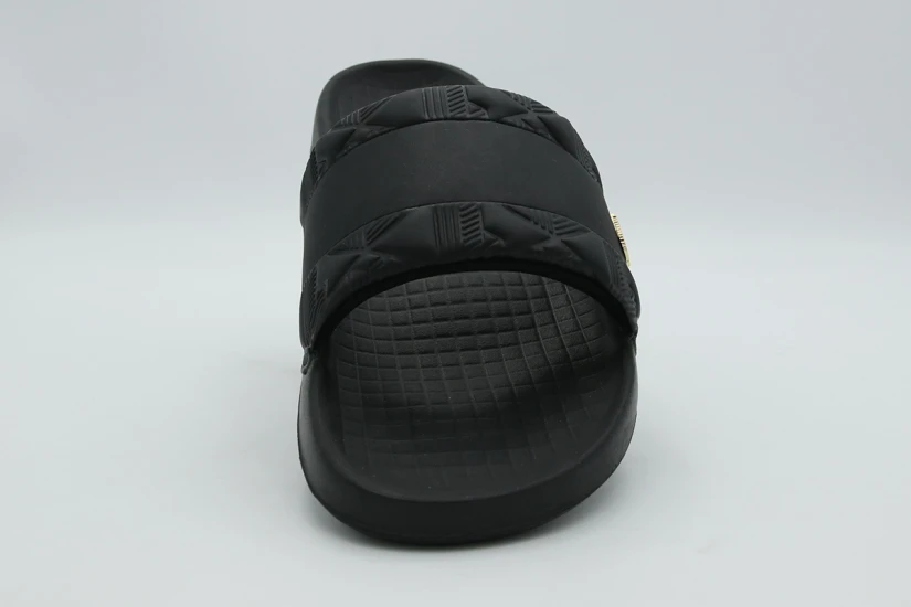 Lacoste Serve Slides Hyb Ανδρικές Παντόφλες Μαύρες