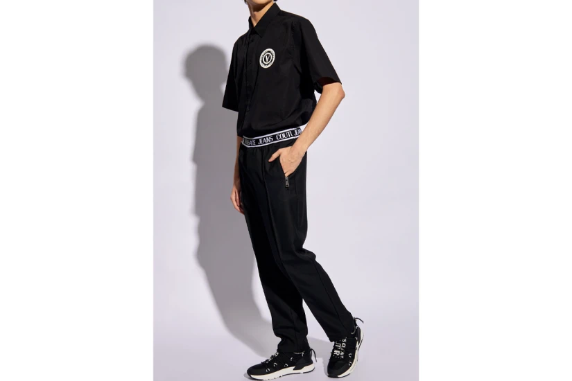 Versace R V-Emblem Season Πουκάμισο Κοντομάνικο Ανδρικό