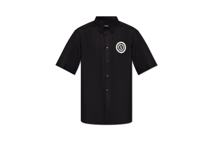 Versace R V-Emblem Season Πουκάμισο Κοντομάνικο Ανδρικό
