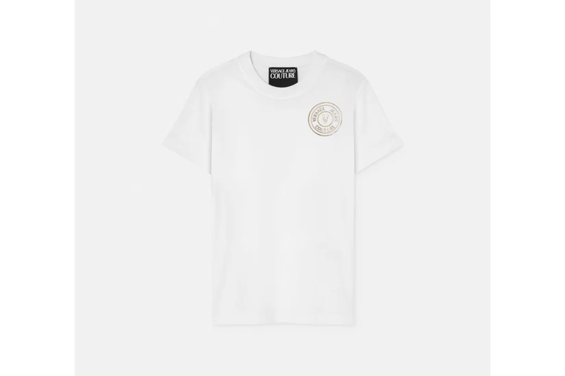 Versace S S Vembl S Thick Fo T-Shirt Γυναικείο (76HAHT02 CJ03T G03)
