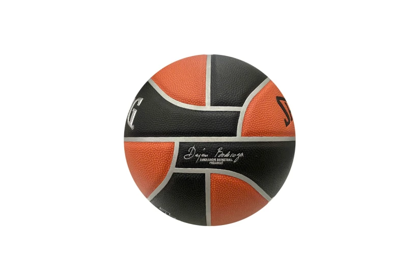 Spalding TF-1000 Legacy Euroleague Final Four Athens 2026 Μπάλα Μπάσκετ Καφέ, Μαύρη, Ασημί