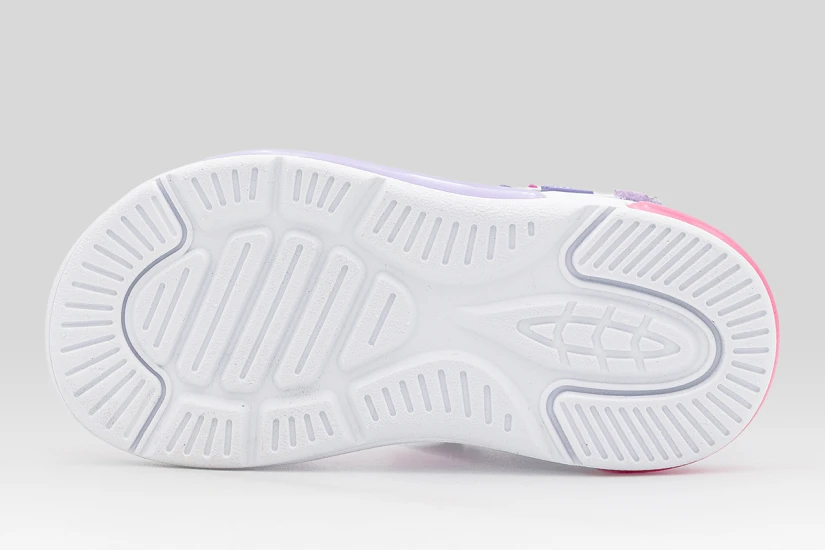 Fila Mermaid Velcro Lights Βρεφικά Σανδάλια Λιλά, Διάφορα Χρώματα