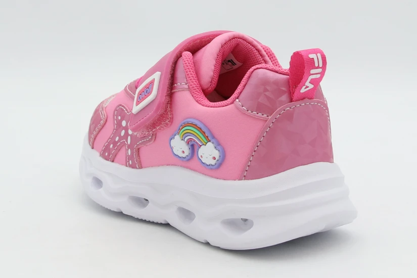 Fila Rainbow V Βρεφικά Sneakers Ροζ, Λευκά, Διάφορα Χρώματα