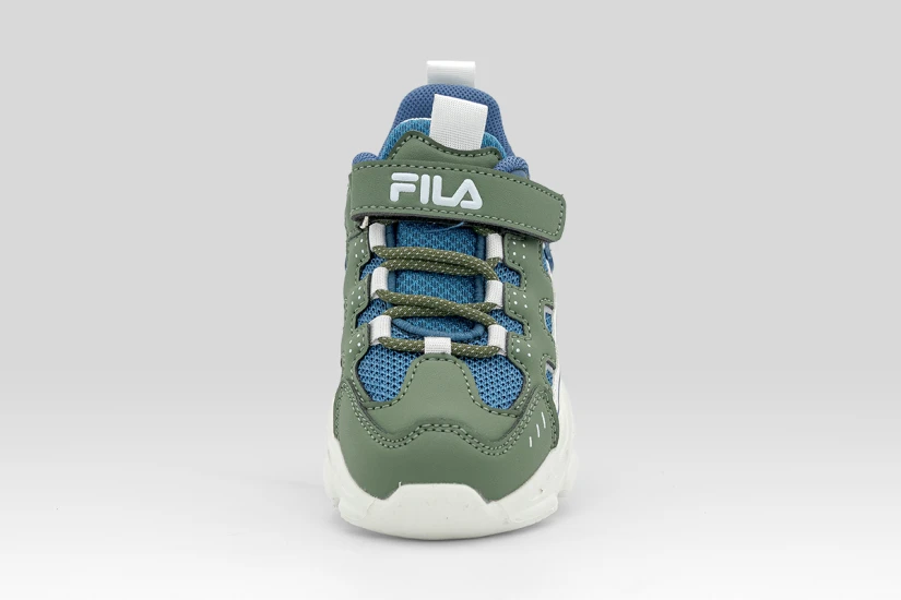 Fila Memory Spinel 3 V Βρεφικά Sneakers Μπλε, Χακί, Λευκά