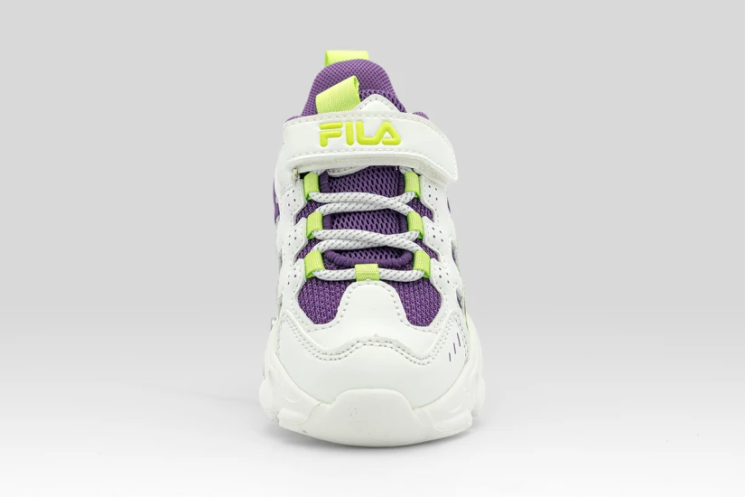 Fila Memory Spinel 3 V Βρεφικά Sneakers Λευκά, Μωβ, Πράσινα