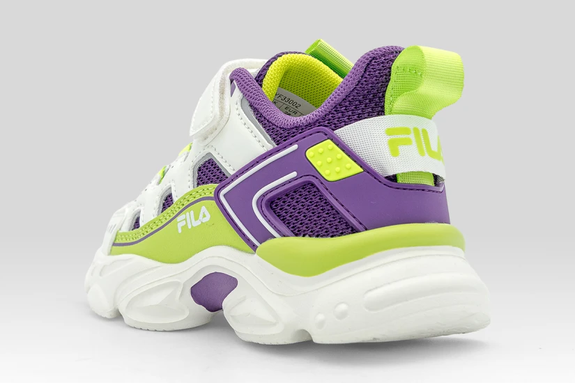 Fila Memory Spinel 3 V Βρεφικά Sneakers Λευκά, Μωβ, Πράσινα