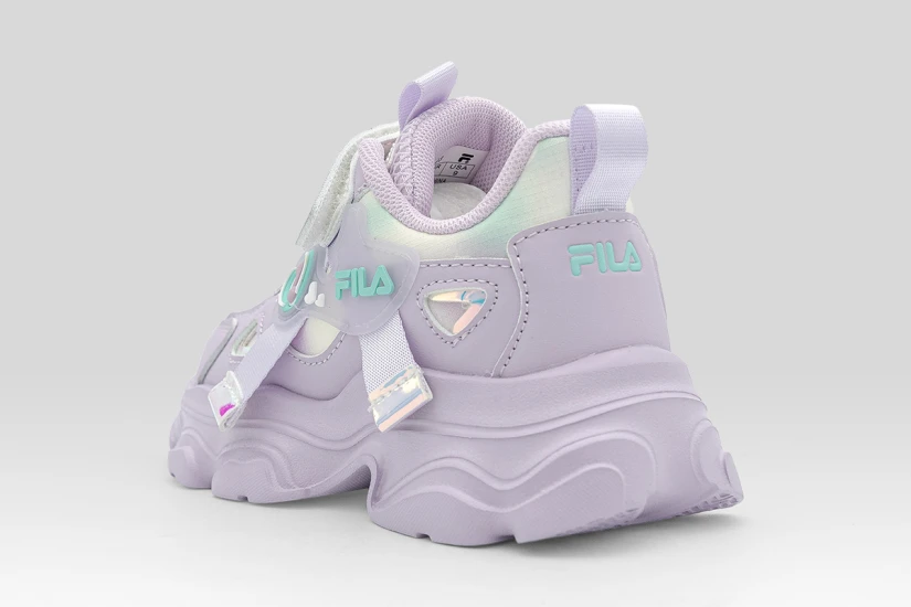 Fila Musha 3 Memory Velcro Βρεφικά Sneakers Λεβάντα