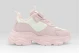 Fila Musha 3 Memory Velcro Βρεφικά Sneakers Ροζ