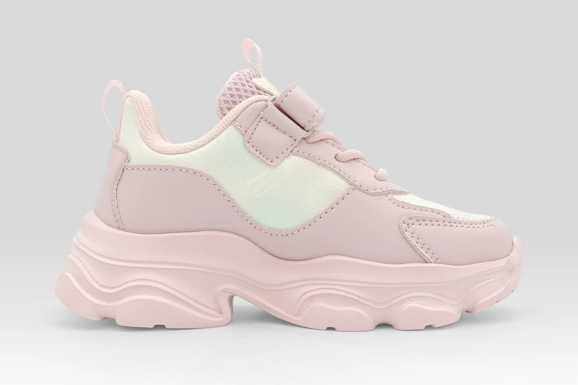 Fila Musha 3 Memory Velcro Βρεφικά Sneakers Ροζ