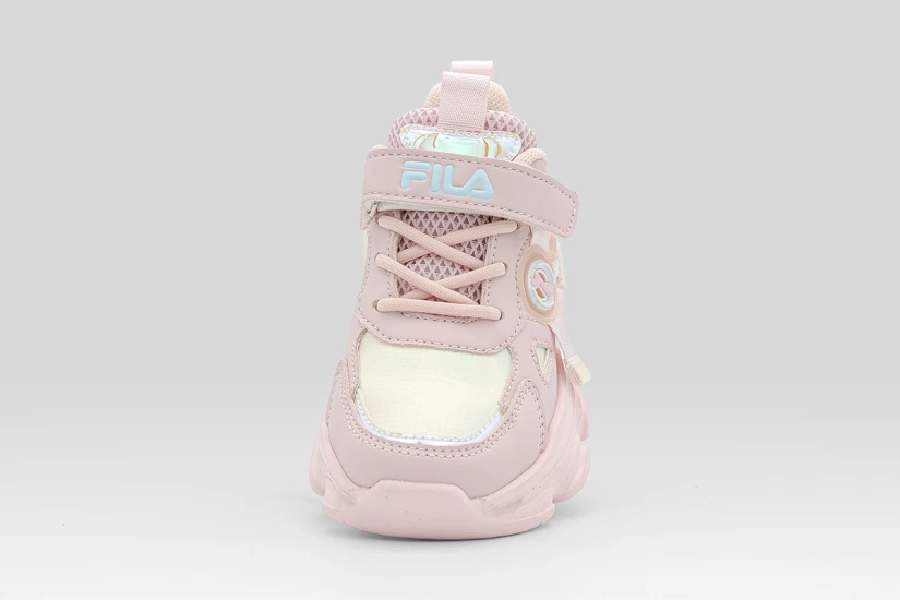 Fila Musha 3 Memory Velcro Βρεφικά Sneakers Ροζ