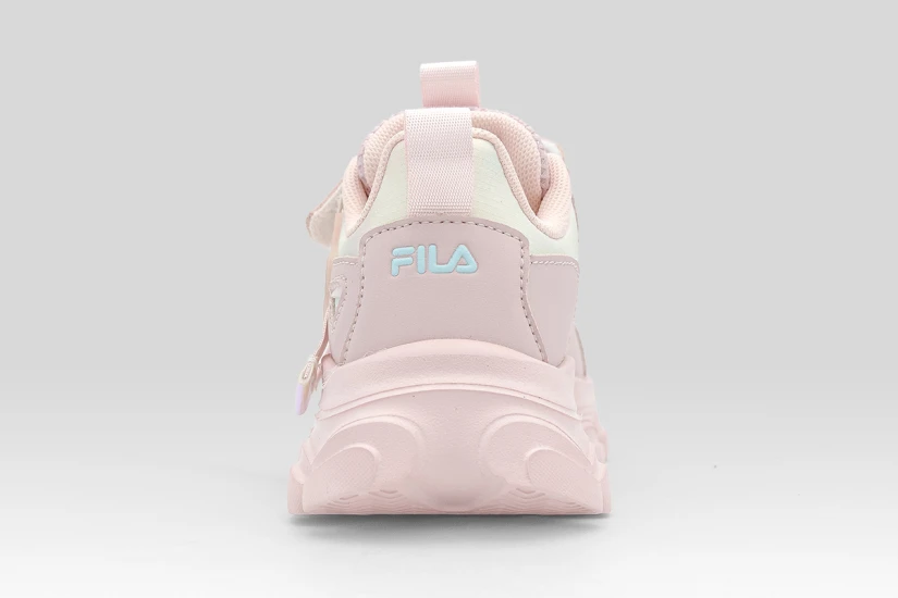 Fila Musha 3 Memory Velcro Βρεφικά Sneakers Ροζ