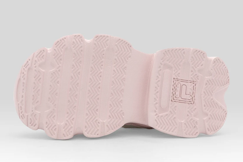 Fila Musha 3 Memory Velcro Βρεφικά Sneakers Ροζ