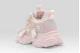 Fila Musha 3 Memory Velcro Βρεφικά Sneakers Ροζ